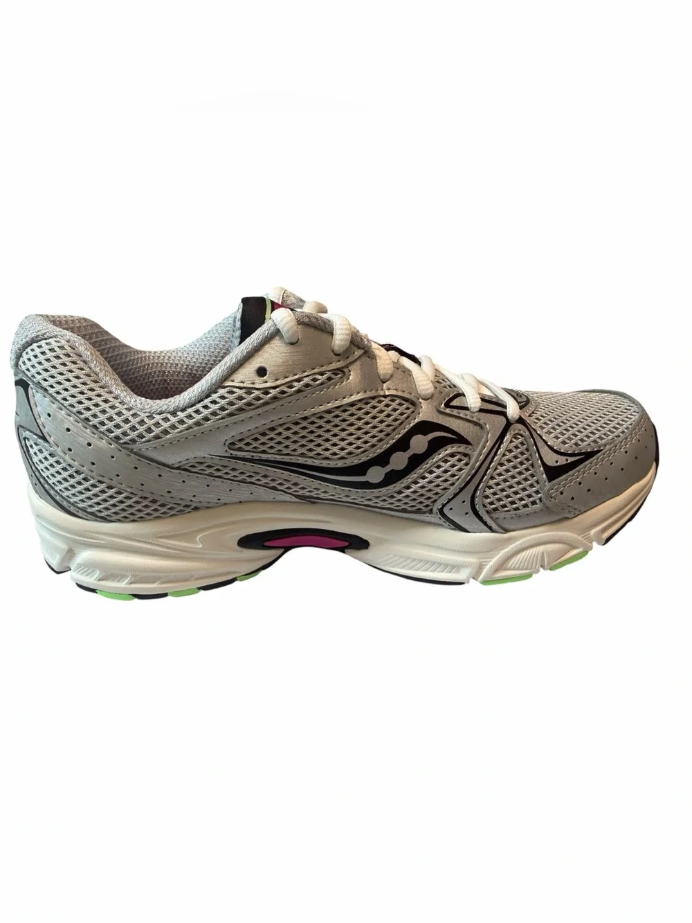 Saucony Ride Millennium Y2K Gray Green Mesh Sneakers Women’s 8.5 New
